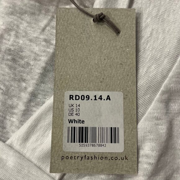 Fold-over v-neck top - Picture 4 of 5